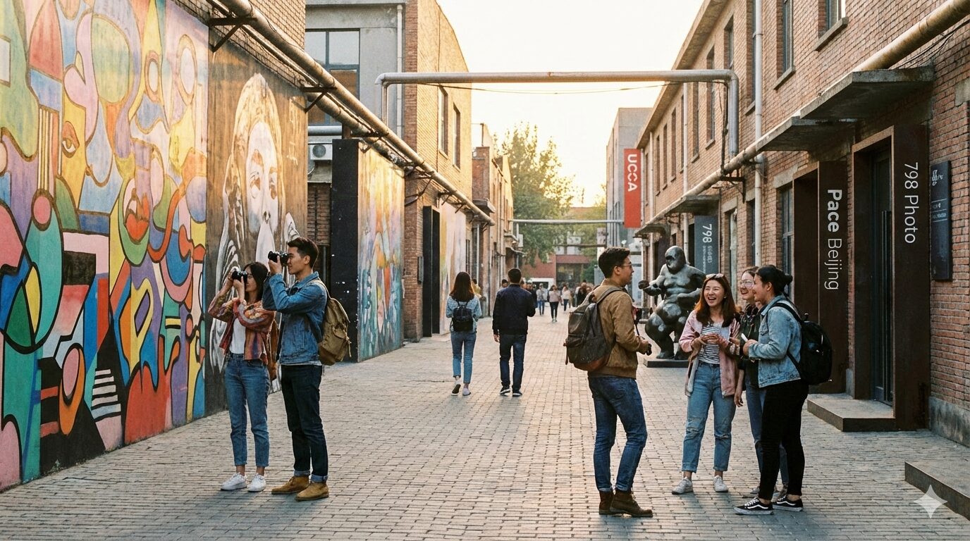 Lose yourself in modern art and creative freedom at 798 Art Zone