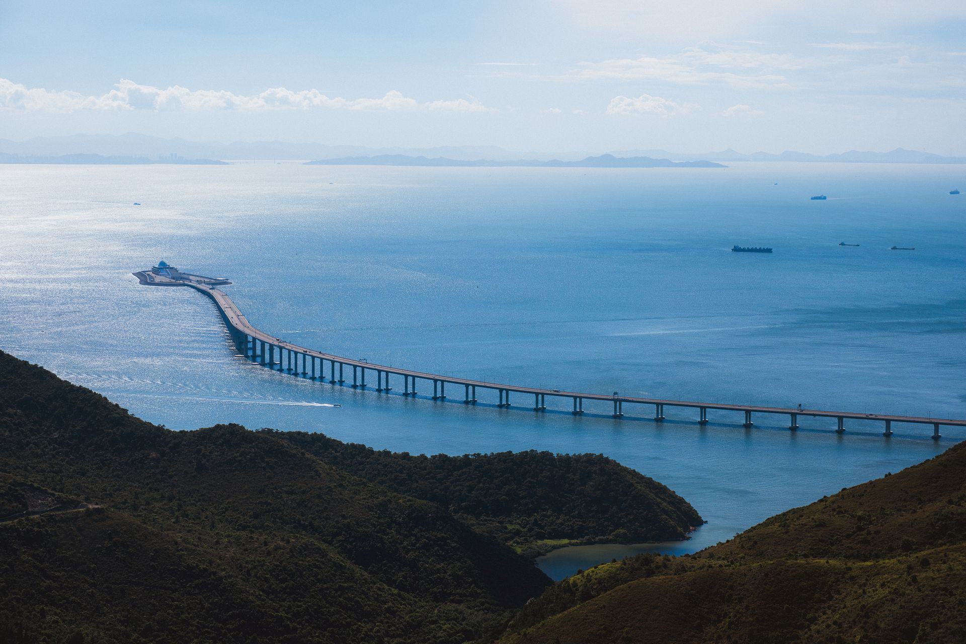 Cross the iconic Hong Kong-Zhuhai-Macau Bridge and experience the seamless connection between three vibrant cities.